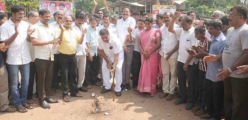 ಬಂಟ್ವಾಳ: ವಿವಿಧ ರಸ್ತೆ ಕಾಮಗಾರಿಗಳಿಗೆ ಶಿಲಾನ್ಯಾಸ